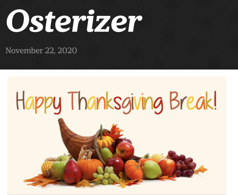 Osterizer - November 22nd, 2020 Featured Photo