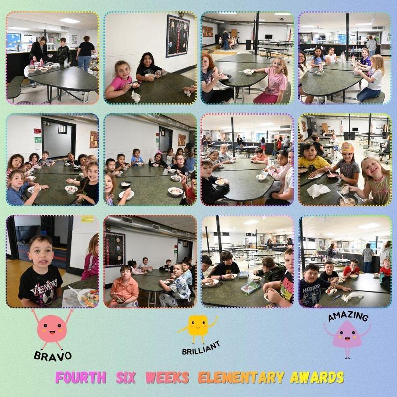 Award for fourth six weeks.