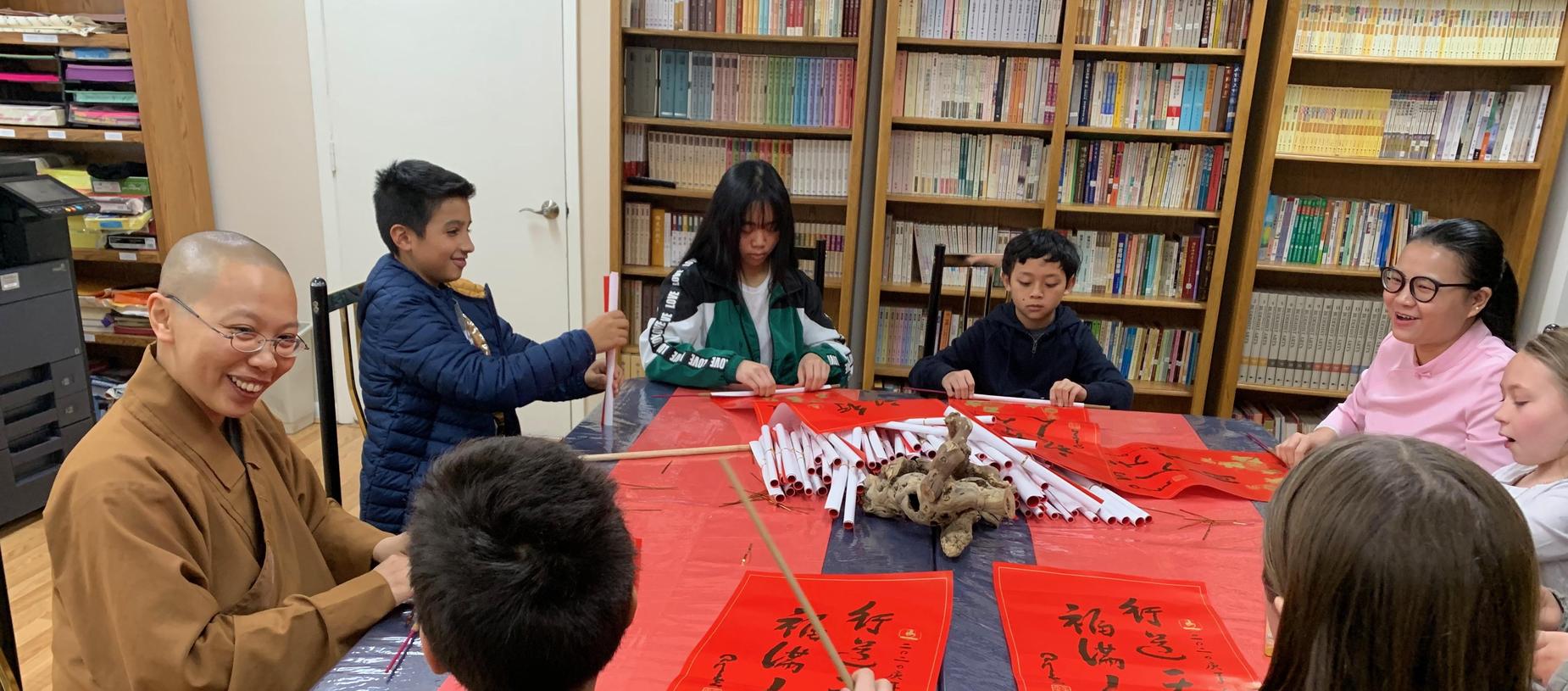 Community Service Project at Denver Buddhist Cultural Society for GVA Seal of Biliteracy Candidates