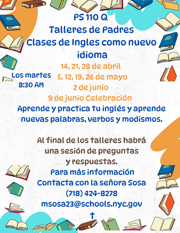 English as a New Language Classes (Spanish)