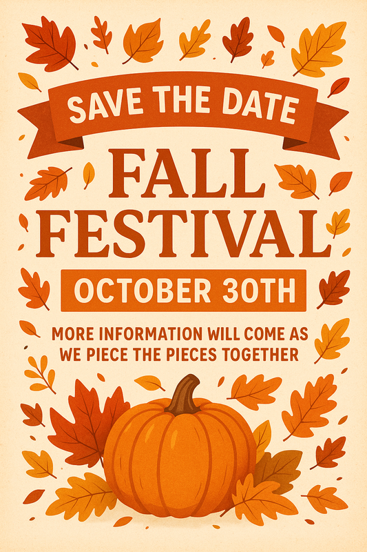 Fall Festival 10/30/25