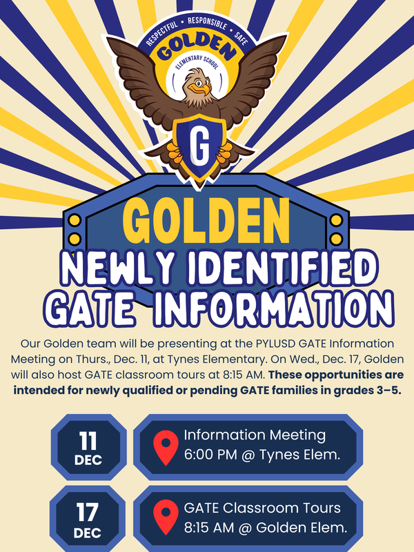 Golden Newly Identified GATE Information