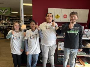 Student interns at Jakes Baristas