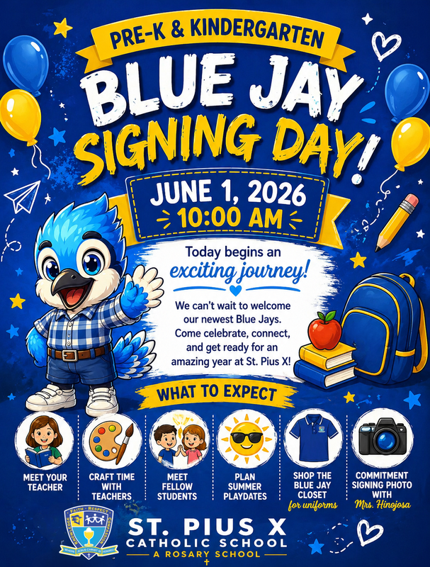 Blue Jay Signing Flyer