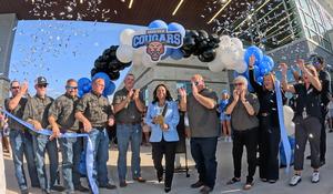 cv ribbon cutting