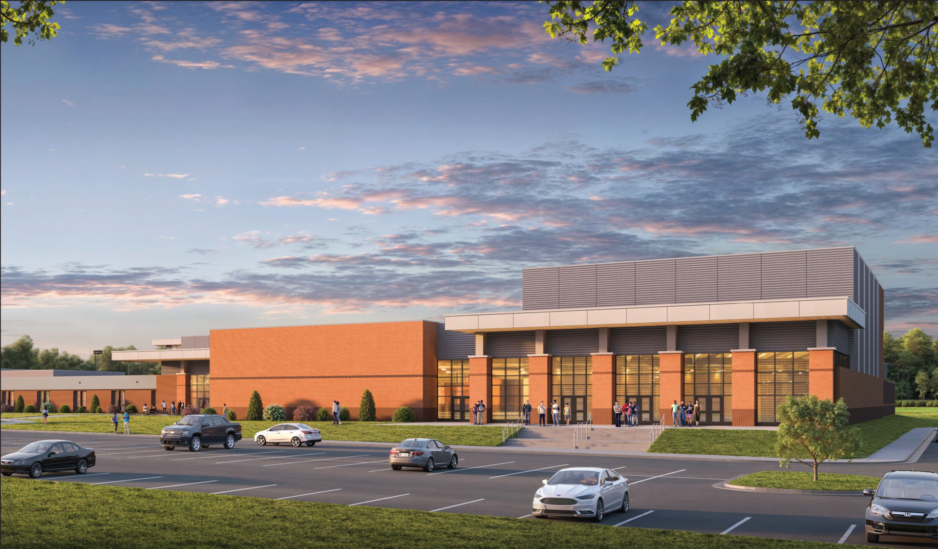 rendering of Harlem High School