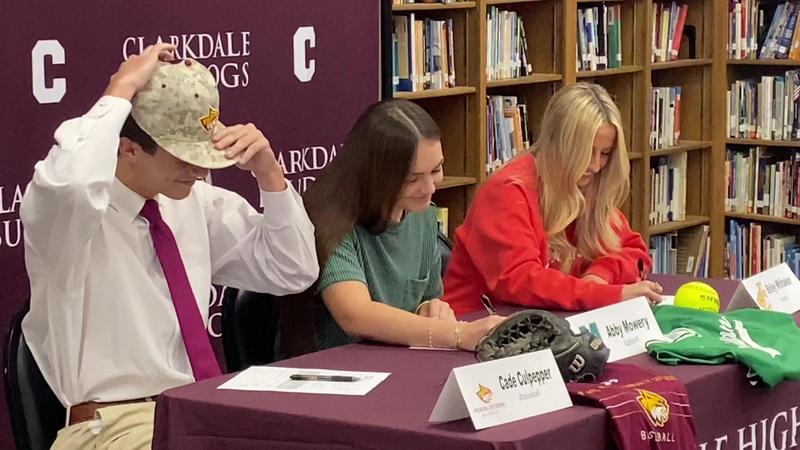 Clarkdale High Fall Signing Day