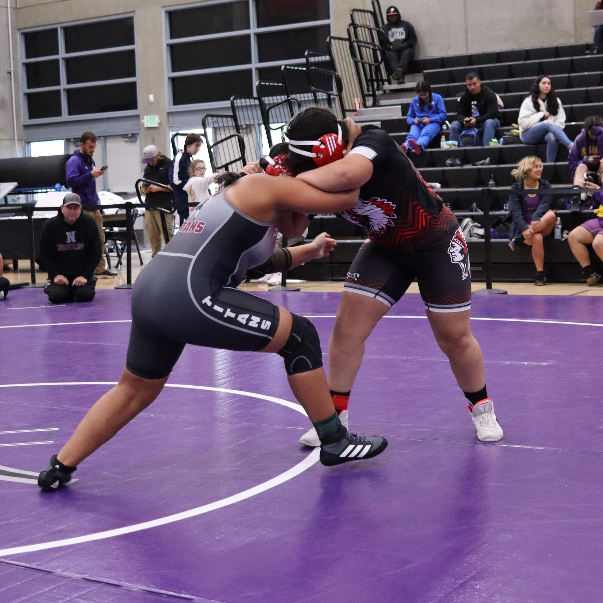 Girls wrestling at madera south