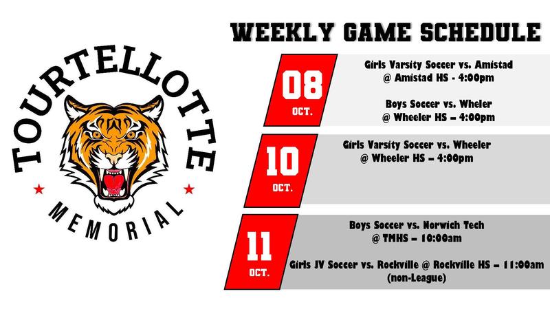 TMHS Weekly Game Schedule