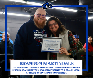 Assistant Band Director Brandon Martindale