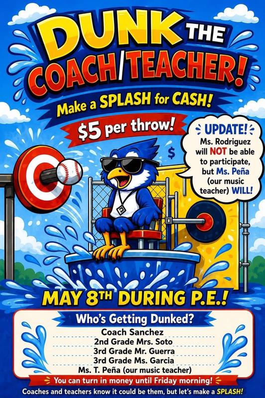 Dunk the Coach or Teacher Fundraiser Featured Photo