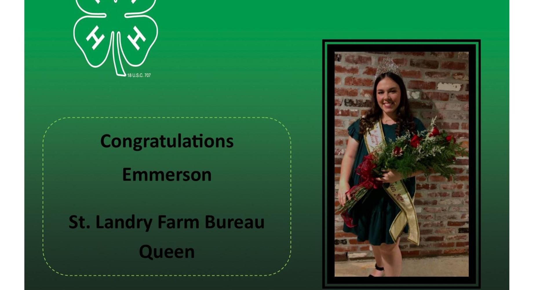 Emmerson Lyons - St. Landry Farm Bureau Queen 2020-2021