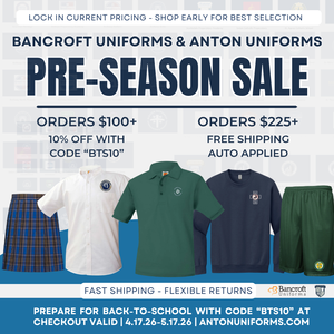 Uniform Pre-Season Sale: Get Ready for 2026–2027!