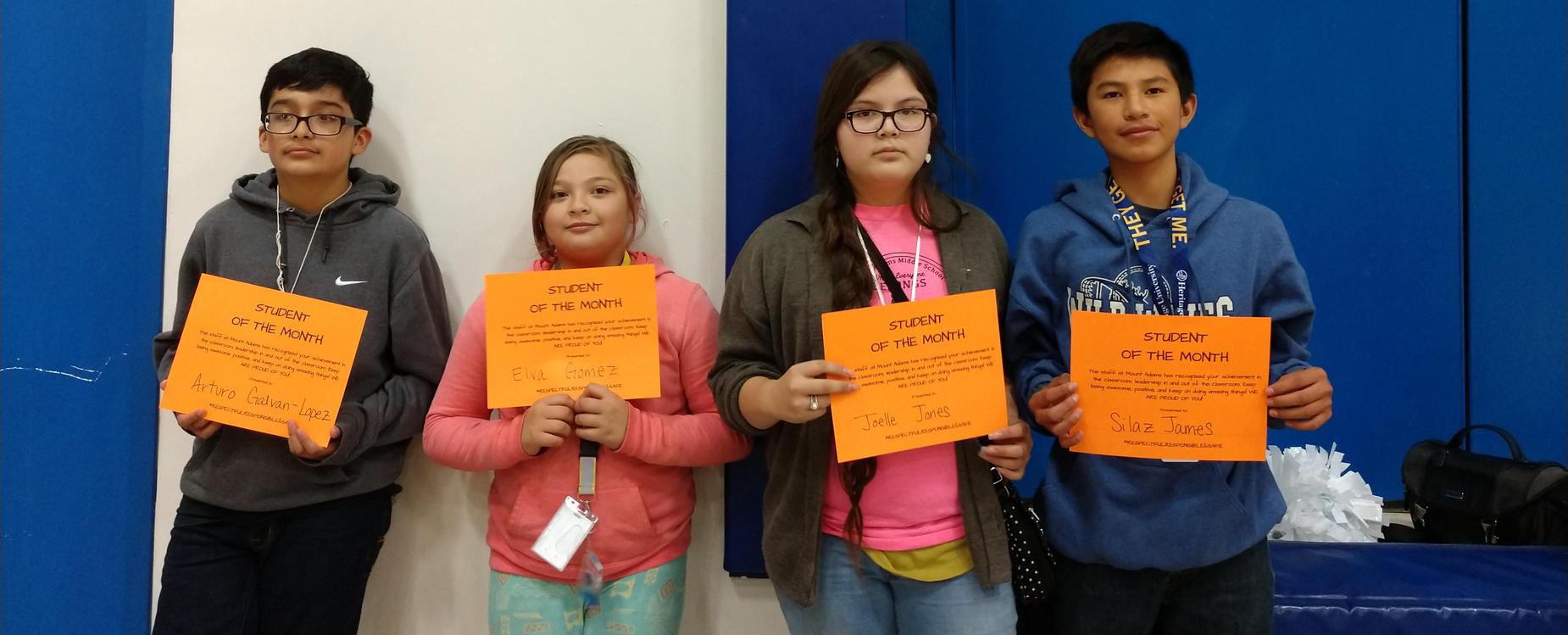 Students of the Month