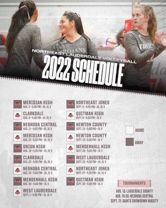 Game Schedule & Highlights Volleyball Northeast High School