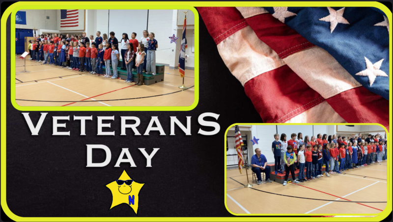 VETERANS DAY SINGING NORTH 5TH GRADERS