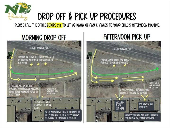 Elementary Drop Off & Pick Up Procedures Featured Photo