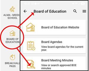 preview of board app information