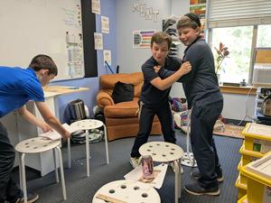 4B bridge building challenge