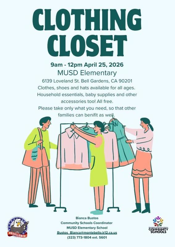 April Clothing Closet