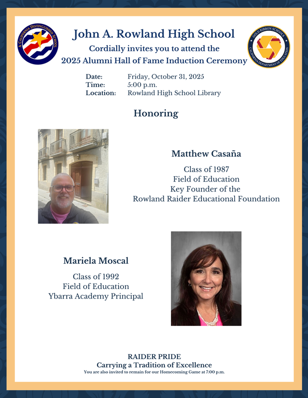 2025 Alumni Hall of Fame Induction Ceremony