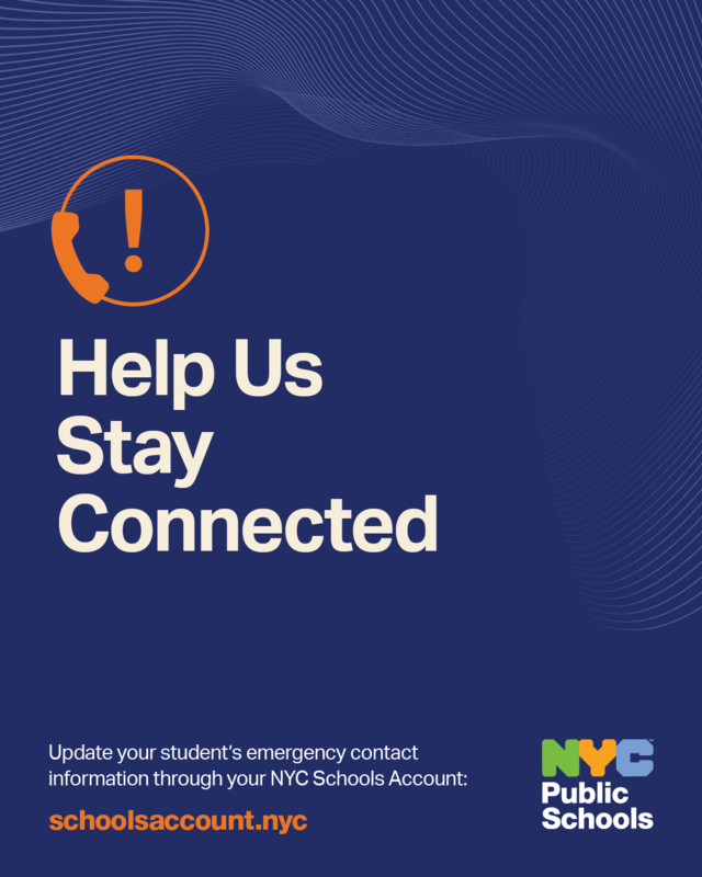Graphic with phone icon. Text reads,