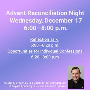 Parish Advent Reconciliation Night