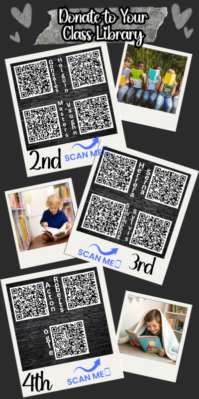 QR codes for each grade level