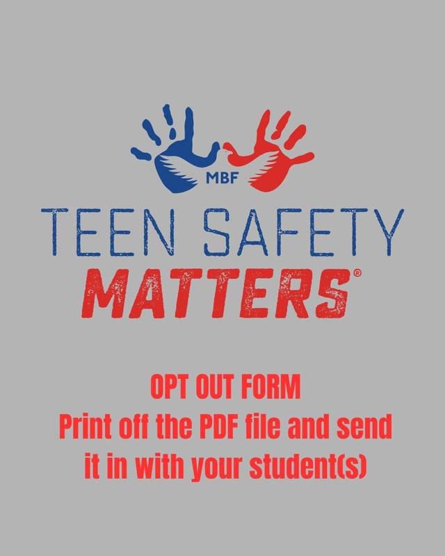 Teen Safety Matters Opt out Form