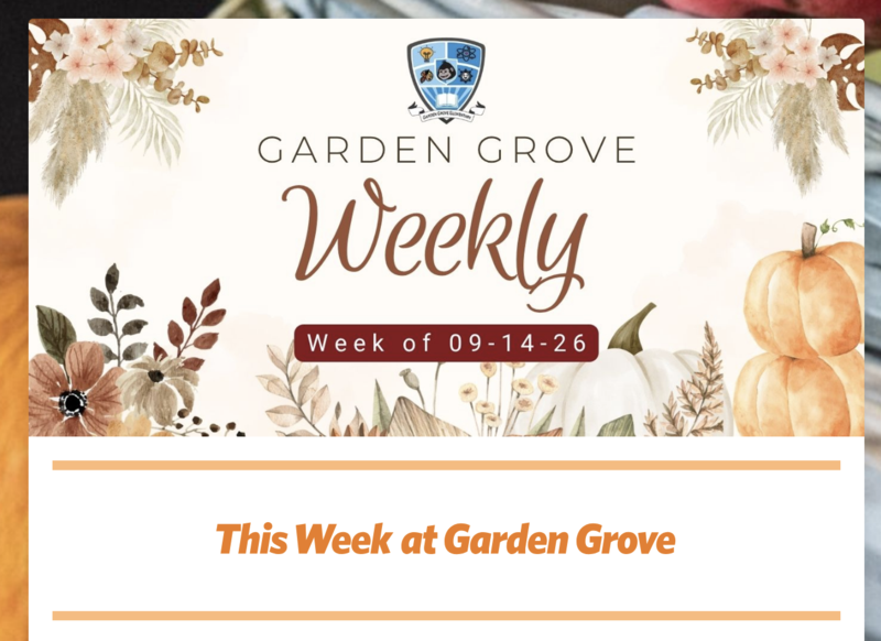 GG Weekly 9.14.26