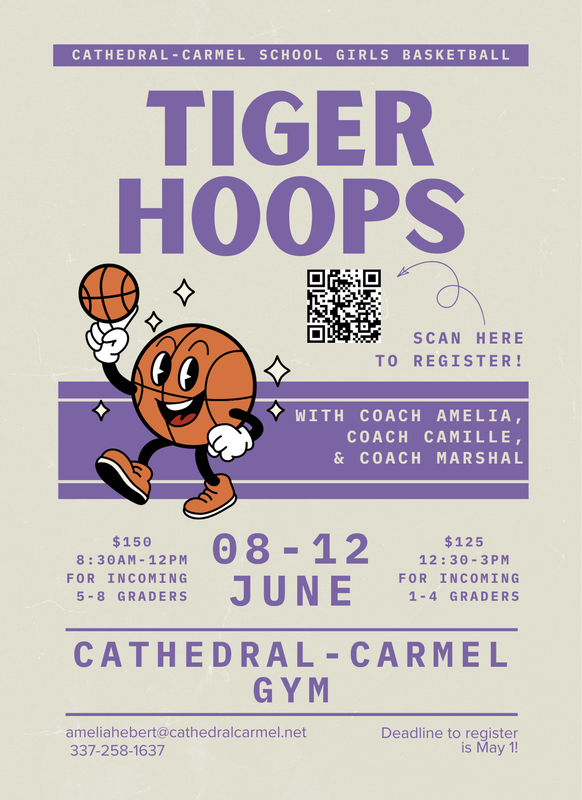 TIGER HOOPS Girls Basketball Camp - Registration Deadline May 1st Featured Photo
