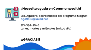 Choices Office Contact Info in Spanish
