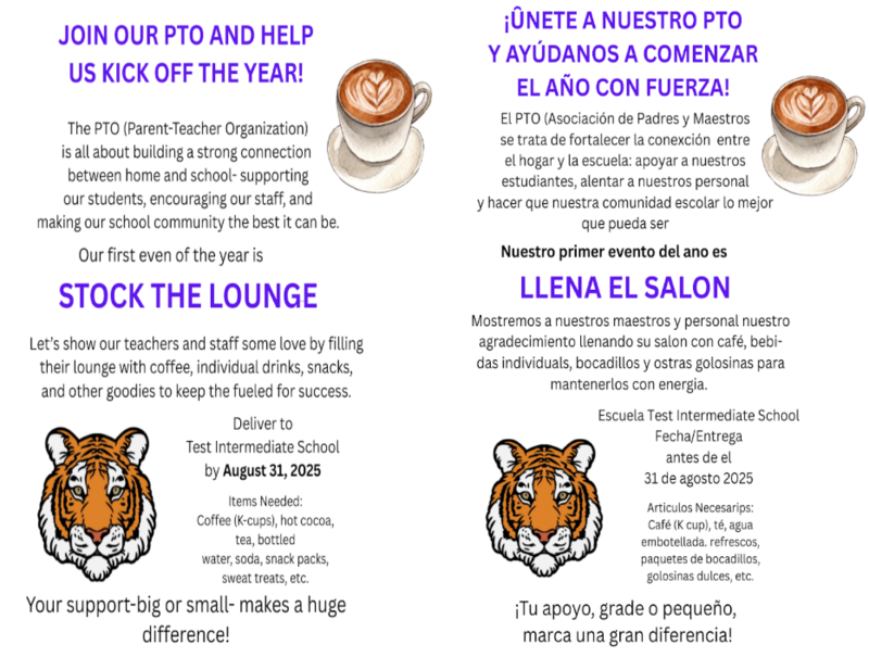 Stock the Lounge! PTO Event Featured Photo