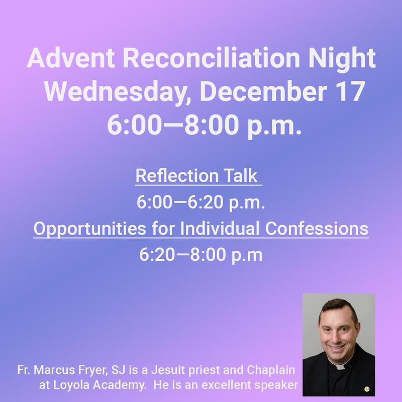 Parish Advent Reconciliation Night