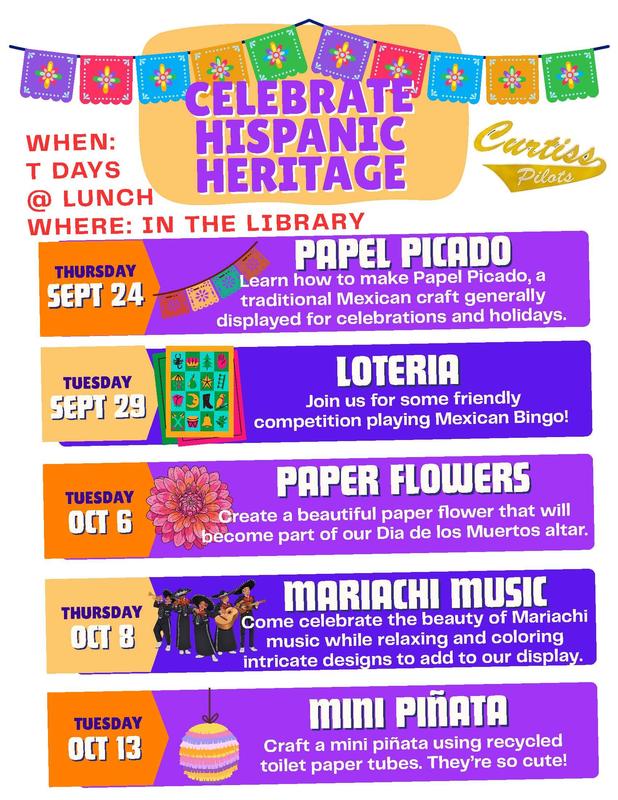 Hispanic Heritage Month Library Activities