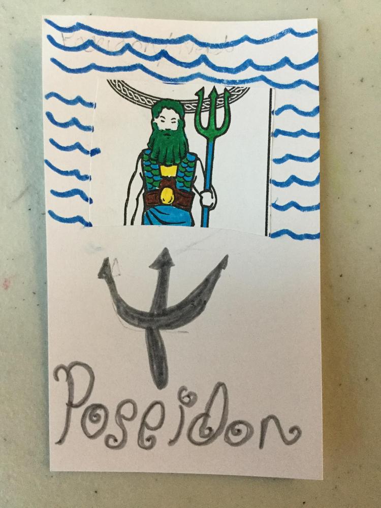 Poseidon Trading Card