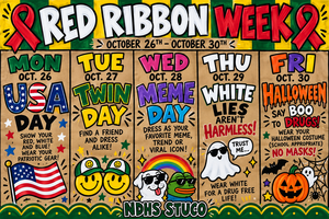 Dress up days for Red Ribbon Week