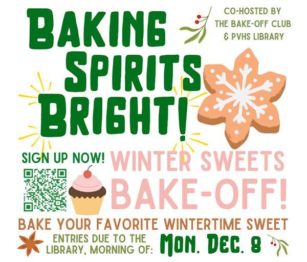 Participate in the Library's Winter Bake-Off! Entries due Mon, Dec. 8 Thumbnail Image