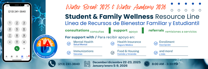 student/family wellness lines