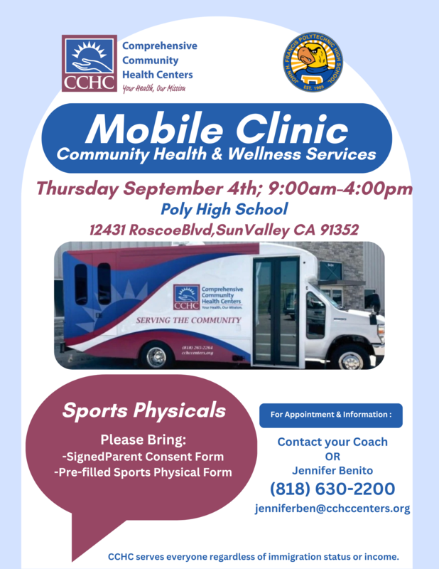 Mobile Clinic for Sports Physicals Featured Photo