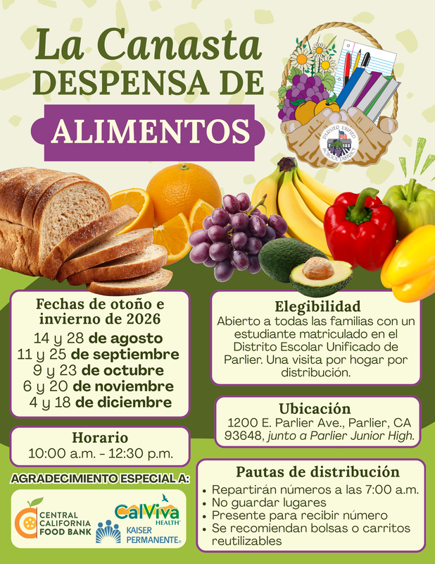 Flyer with fruits and vegetables in green and yellow