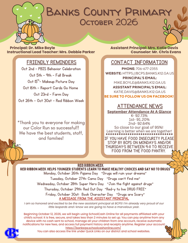 October Newsletter