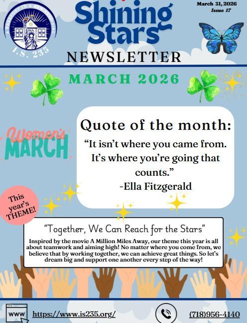 Shining Stars Newsletter – March 2026, Issue 17 (Bilingual) Featured Photo