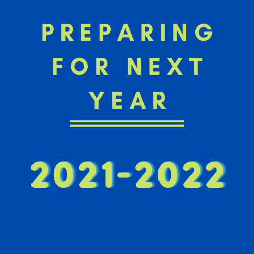 PREPARING FOR NEXT YEAR