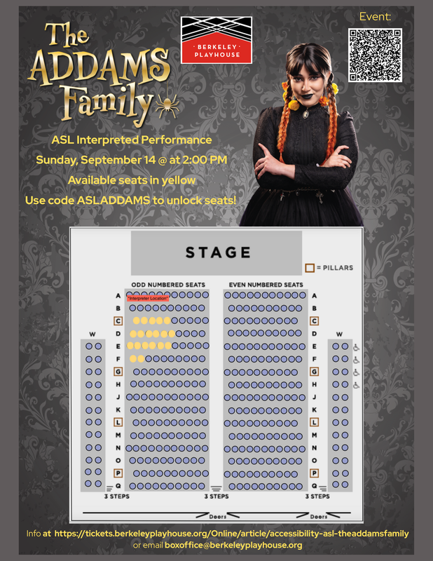 flyer include seating chart