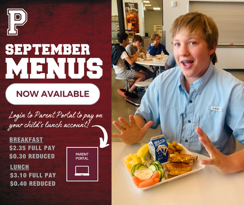 September Menus