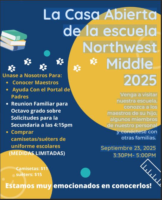 NWMS Open House 2025-2026