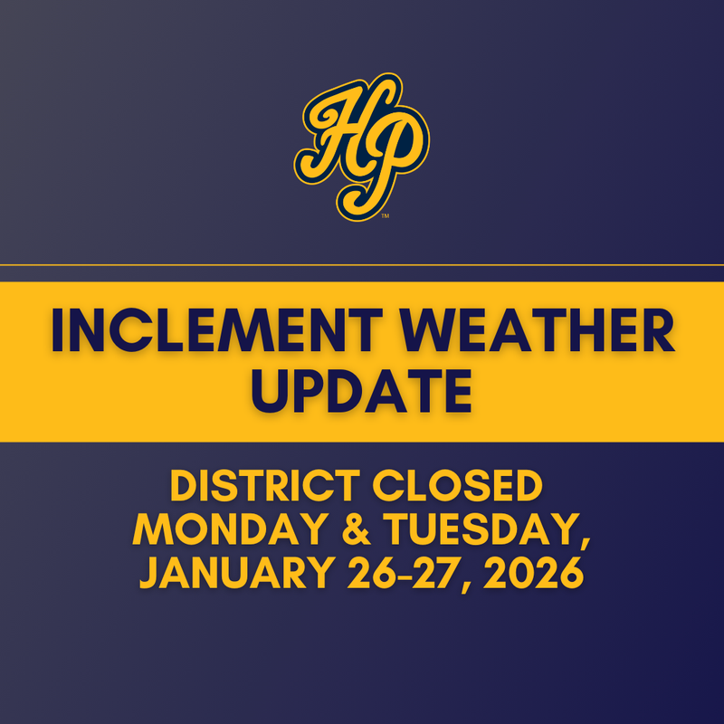 Highland Park ISD Closed Monday–Tuesday, January 26–27, 2026