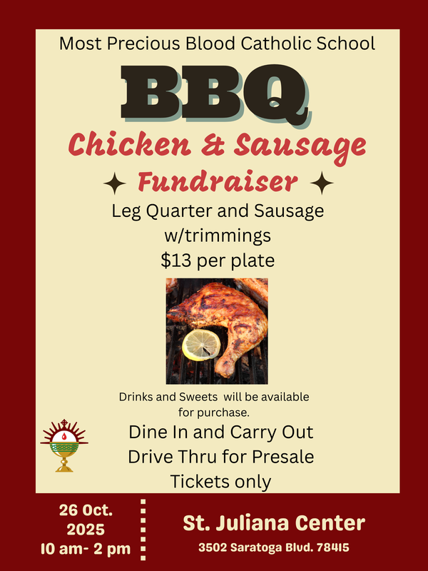 BBQ Chicken & Sausage Plate Fundraiser