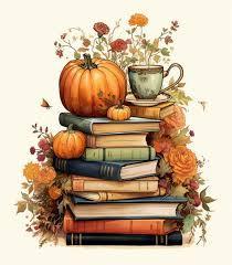 Autumn Book Stack